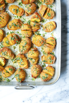 Mini Hasselback Potatoes